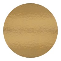 5 x Cake Coaster doublesided - GOLD-SILVER glossy - round - 39 cm Ø