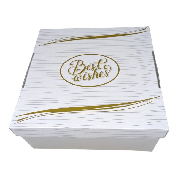 50 x Tortenbox Professional Line - 26 x 26 x 12 cm  (2-teilig)