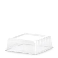 PET Patisserie Box / Plastikschale 12x12x4,5 cm -  228 Stück