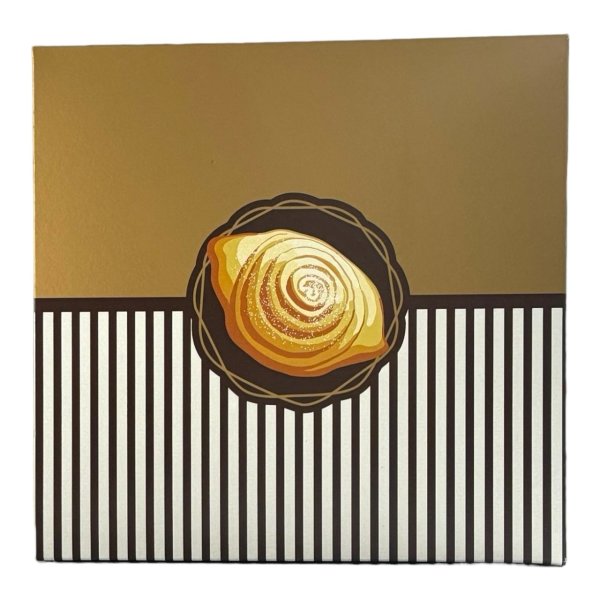 Keks Box - Gold/Beigebrown - K1000 - 100 Stück